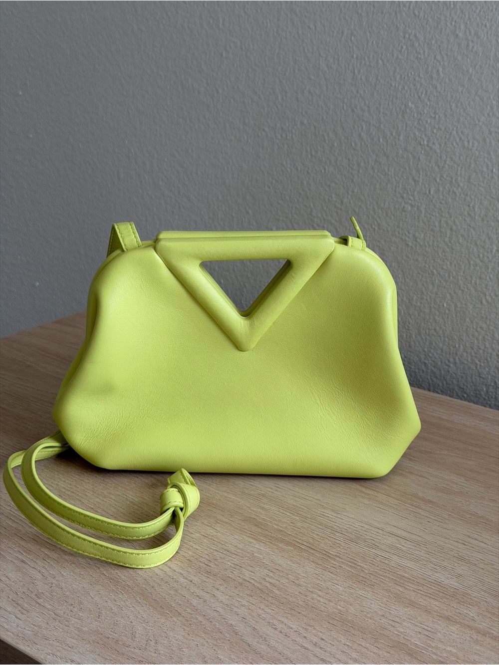 Bottega Veneta Point bag Small in lime green